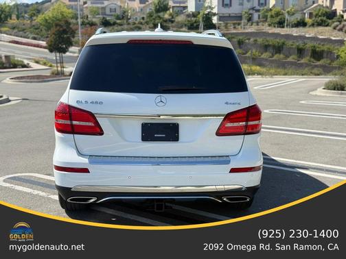 White 2017 Mercedes-Benz GLS 450 4MATIC