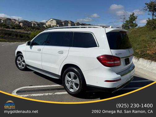 White 2017 Mercedes-Benz GLS 450 4MATIC