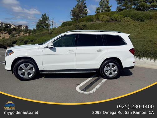 White 2017 Mercedes-Benz GLS 450 4MATIC