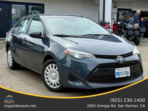 Galactic Aqua Mica 2019 Toyota Corolla LE