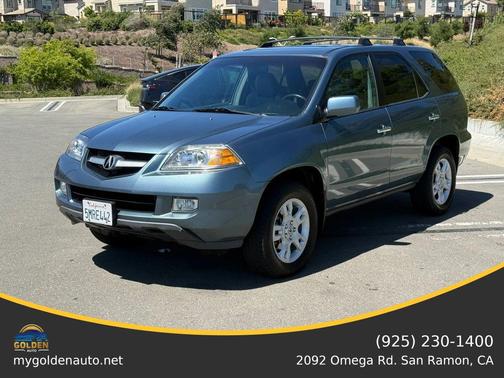 Blue 2005 Acura MDX Touring