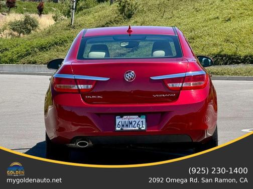 Crystal Red Tintcoat 2012 Buick Verano Convenience