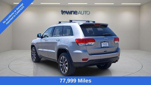Billet Silver Metallic Clearcoat 2018 Jeep Grand Cherokee Limited