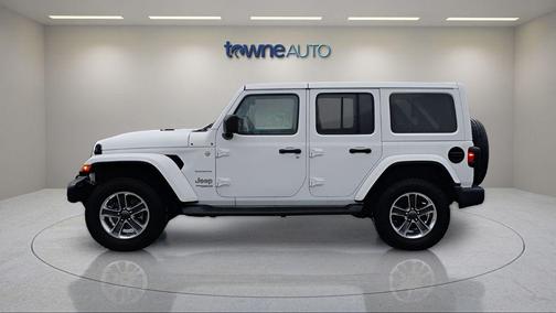 Bright White 2020 Jeep Wrangler Unlimited Sahara