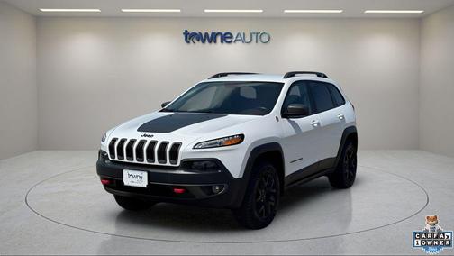 Bright White Clearcoat 2018 Jeep Cherokee Trailhawk