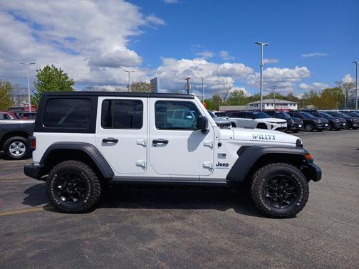 Bright White Clearcoat 2023 Jeep Wrangler 4xe Base