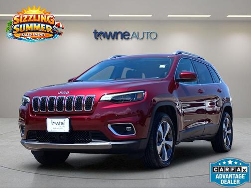 Velvet Red Pearlcoat 2021 Jeep Cherokee Limited
