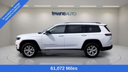 Bright White Clearcoat 2021 Jeep Grand Cherokee L Limited