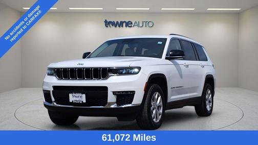 Bright White Clearcoat 2021 Jeep Grand Cherokee L Limited