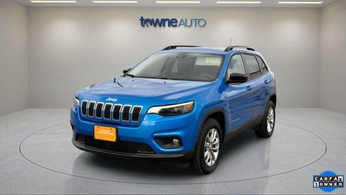 Hydro Blue Pearlcoat 2022 Jeep Cherokee Latitude Lux