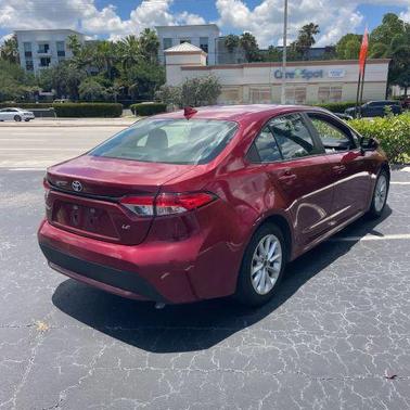 Red 2022 Toyota Corolla LE