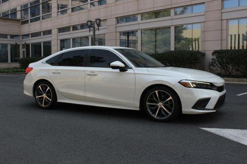 White 2022 Honda Civic Touring