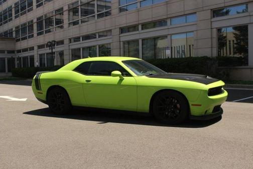 Green 2015 Dodge Challenger R/T Scat Pack