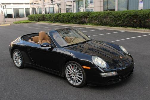 Blue 2007 Porsche 911 Carrera 4S Cabriolet