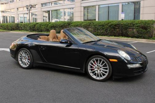 Blue 2007 Porsche 911 Carrera 4S Cabriolet