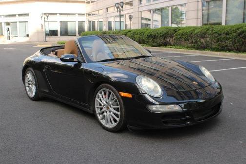 Blue 2007 Porsche 911 Carrera 4S Cabriolet