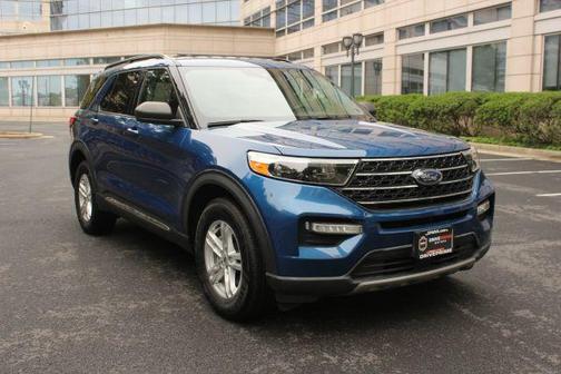 Blue 2021 Ford Explorer XLT