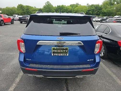 Blue 2021 Ford Explorer XLT