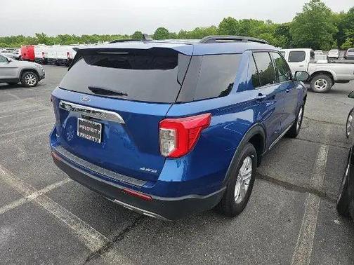 Blue 2021 Ford Explorer XLT