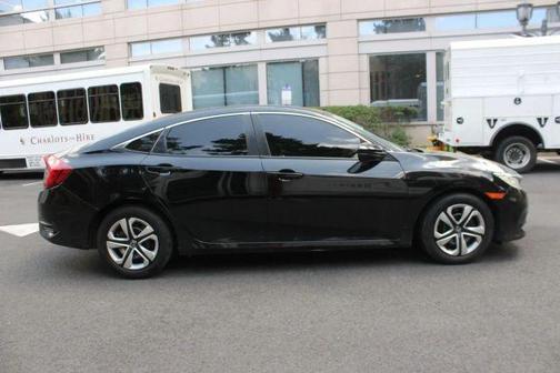 Black 2017 Honda Civic LX