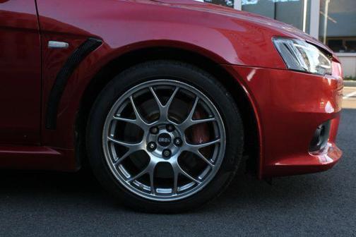 Red 2008 Mitsubishi Lancer Evolution MR