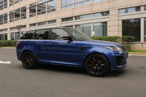 Estoril Blue 2019 Land Rover Range Rover Sport 5.0L Supercharged SVR