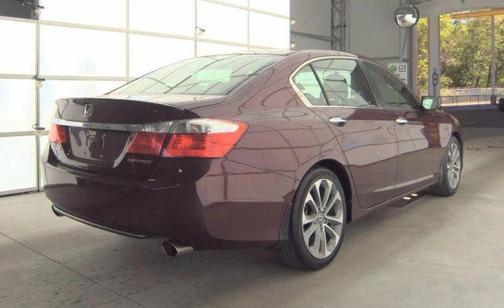Burgundy 2013 Honda Accord Sport
