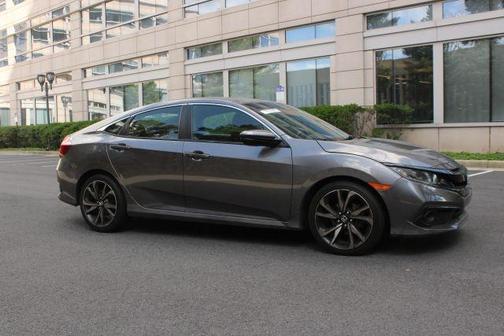 Gray 2019 Honda Civic Sport
