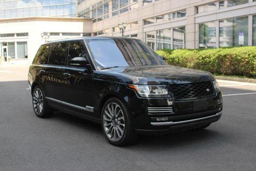 Santorini Black 2017 Land Rover Range Rover 5.0L Supercharged Autobiography