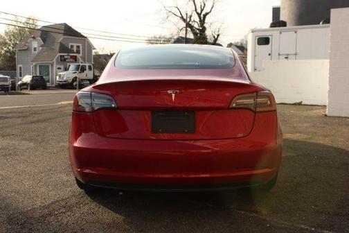 Red 2022 Tesla Model 3 Base
