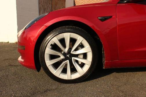 Red 2022 Tesla Model 3 Base
