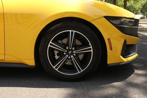Yellow 2024 Ford Mustang EcoBoost Premium