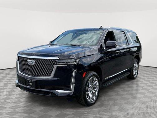 Dark Moon Blue Metallic 2022 Cadillac Escalade ESV Premium Luxury Platinum