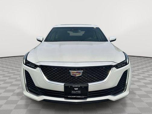 Crystal White Tri-Coat 2023 Cadillac CT5 Luxury AWD