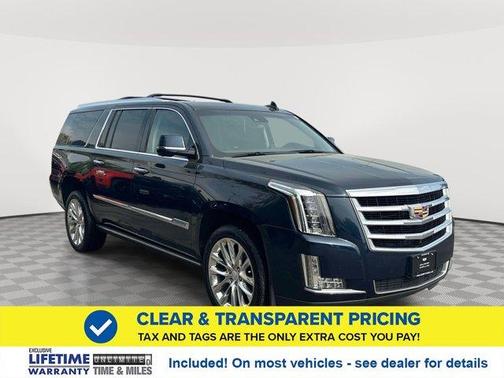 Dark Adriatic Blue Metallic 2020 Cadillac Escalade ESV Premium Luxury