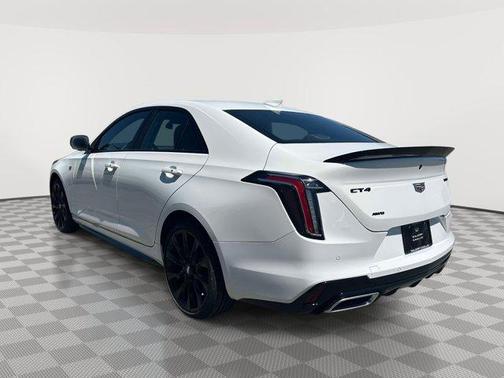 Summit White 2025 Cadillac CT4 Sport