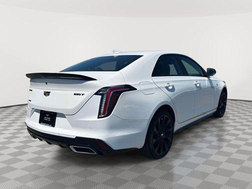 Summit White 2025 Cadillac CT4 Sport