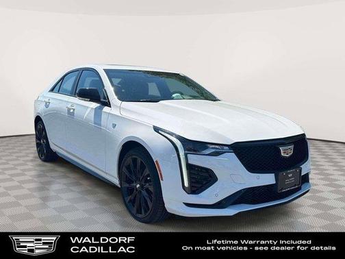 Summit White 2025 Cadillac CT4 Sport