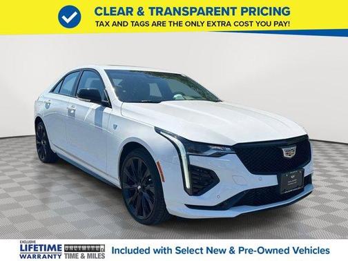 Summit White 2025 Cadillac CT4 Sport