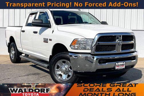 2018 RAM 3500 Tradesman Crew Cab 4x4 6'4' Box