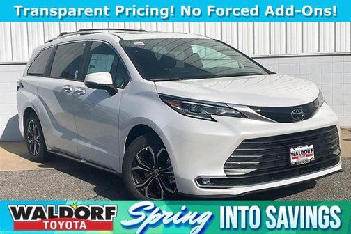 Wind Chill Pearl 2026 Toyota Sienna Platinum