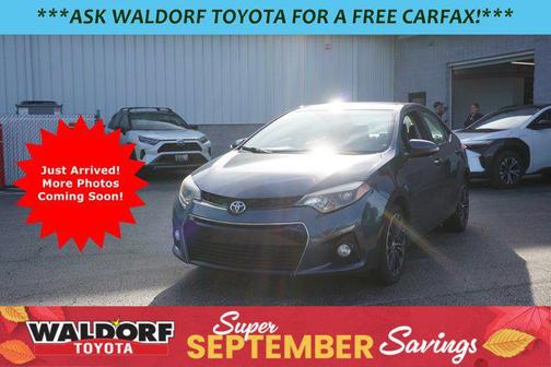2014 Toyota Corolla S Plus