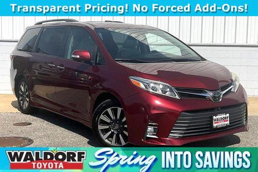 Salsa Red Pearl 2019 Toyota Sienna Limited Premium