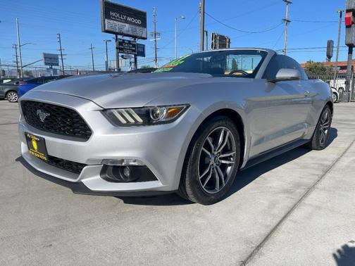 Silver 2017 Ford Mustang EcoBoost Premium