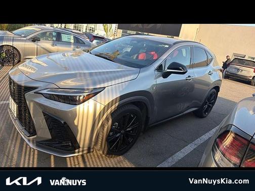 Atomic Silver 2023 Lexus NX 450h+ F SPORT Handling