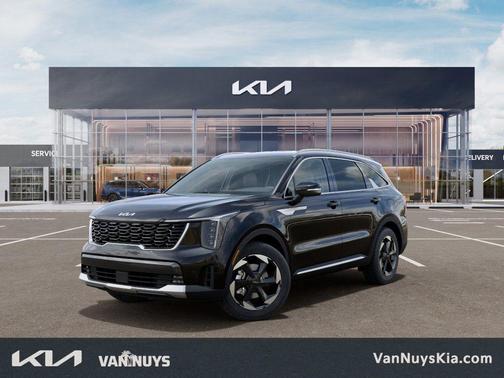 Aurora Black 2026 Kia Sorento Hybrid EX