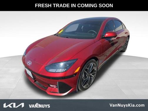 Red 2023 Hyundai IONIQ 6 Limited