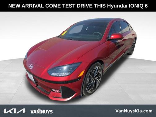 Red 2023 Hyundai IONIQ 6 Limited