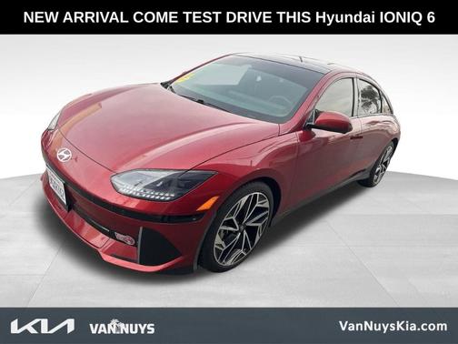 Red 2023 Hyundai IONIQ 6 Limited