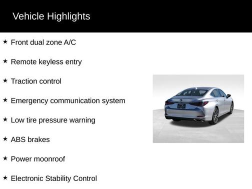 2023 Lexus ES 350 350